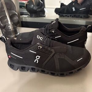 On Running Waterproof Men's Black Athletic Sneakers
